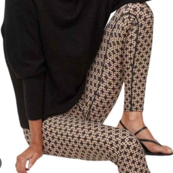 🆕 Richard Allen x H&M collab print leggings 12' rose size XL - Picture 2 of 7